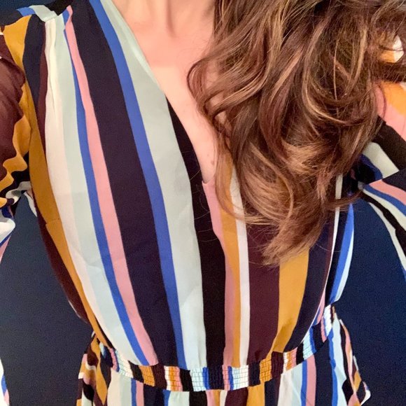 JUST FEMALE Romain chiffon striped blouse - Picture 5 of 13